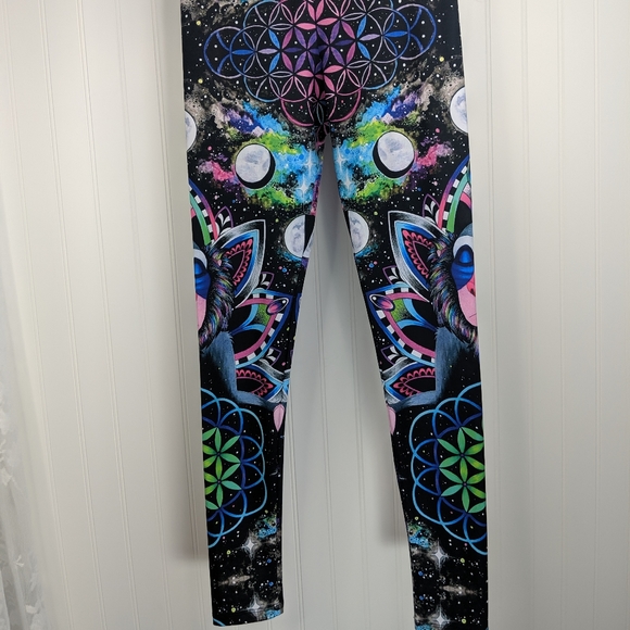 Electrothread Rafiki Meditation Print Yoga Legging - Picture 5 of 15